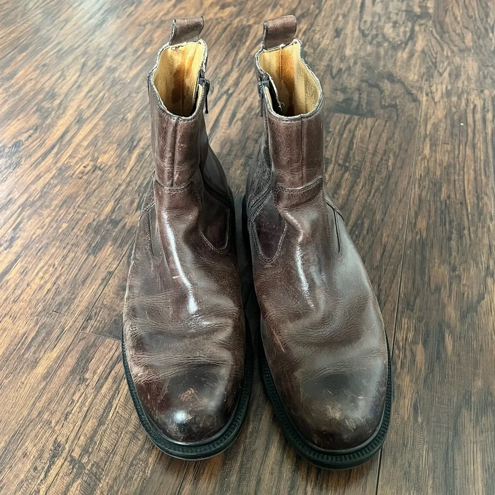 Rockport Men's Brown Leather Boots - Picture 3 of 12